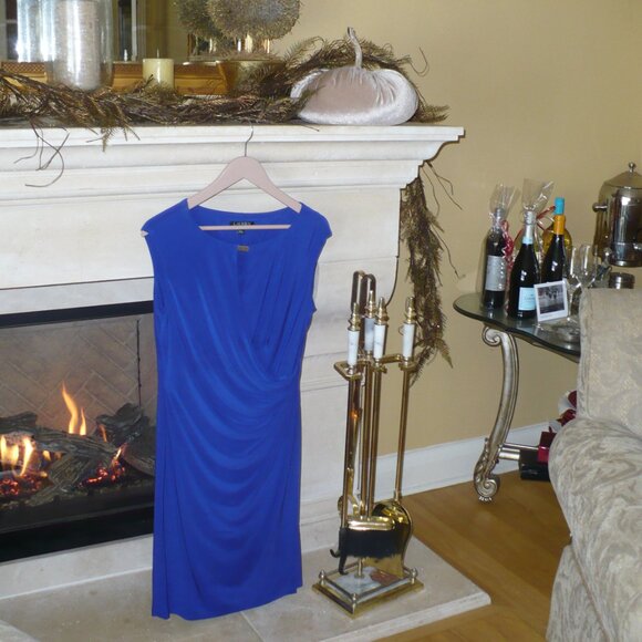 RALPH LAUREN SAPPHIRE DRESS - Picture 2 of 2